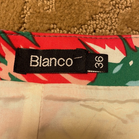 Blanco Vintage Cotton Flower Skirt with Tulle Petticoat Size 36 (Spain) - Picture 7 of 8